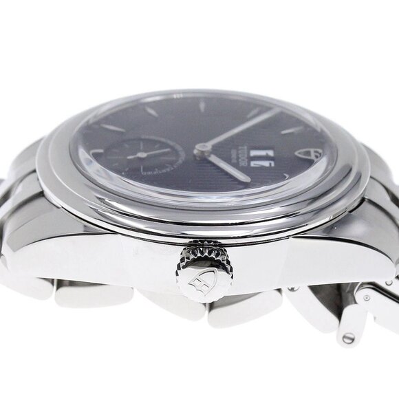 TUDOR Glamour 57100 Double date Black Dial Automatic Men's Watch_862738 - Picture 7 of 7